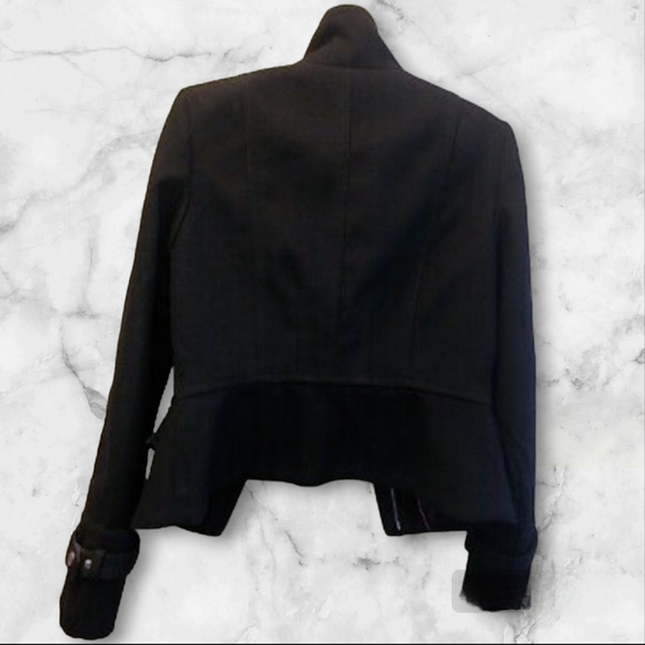 Express women's wool moto jacket M - Picture 2 of 3